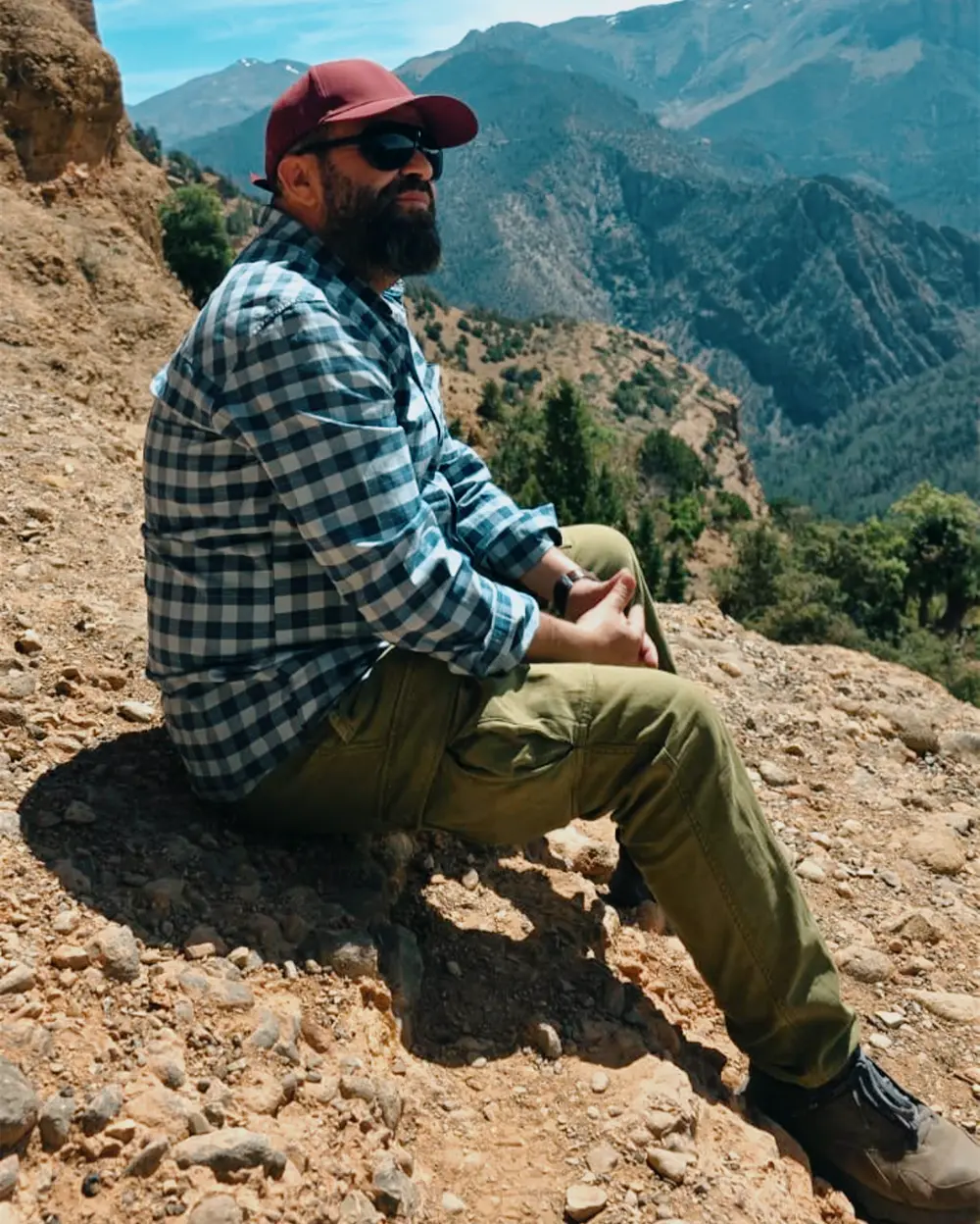 Abdelhay Fadil im Hohen Atlas